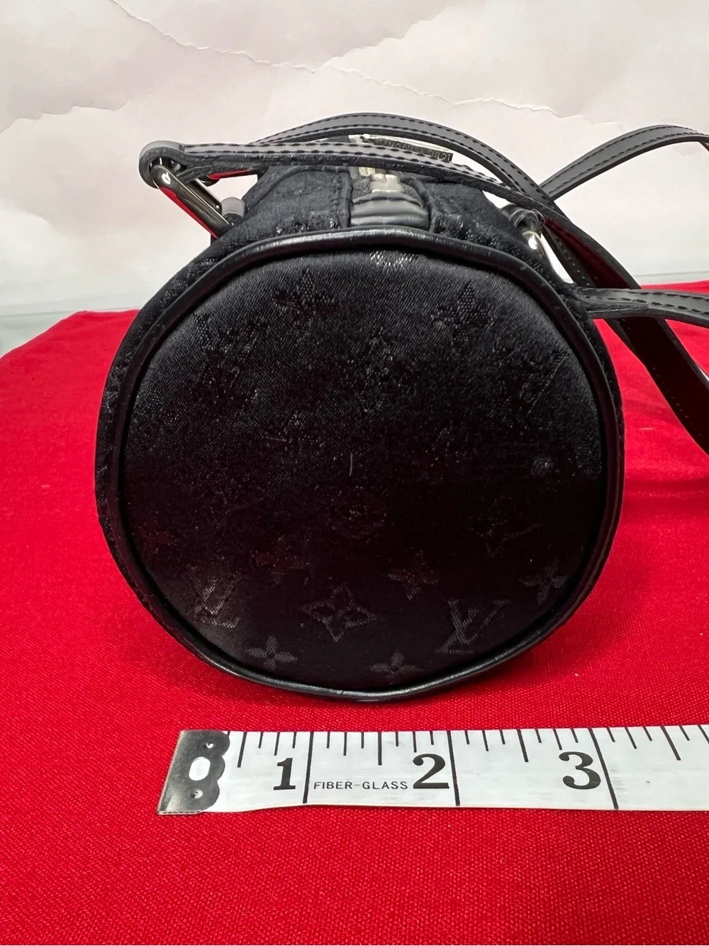 Louis Vuitton Little Papillon Black Monogram Barrel Duffel Bag Bag Mini Bag